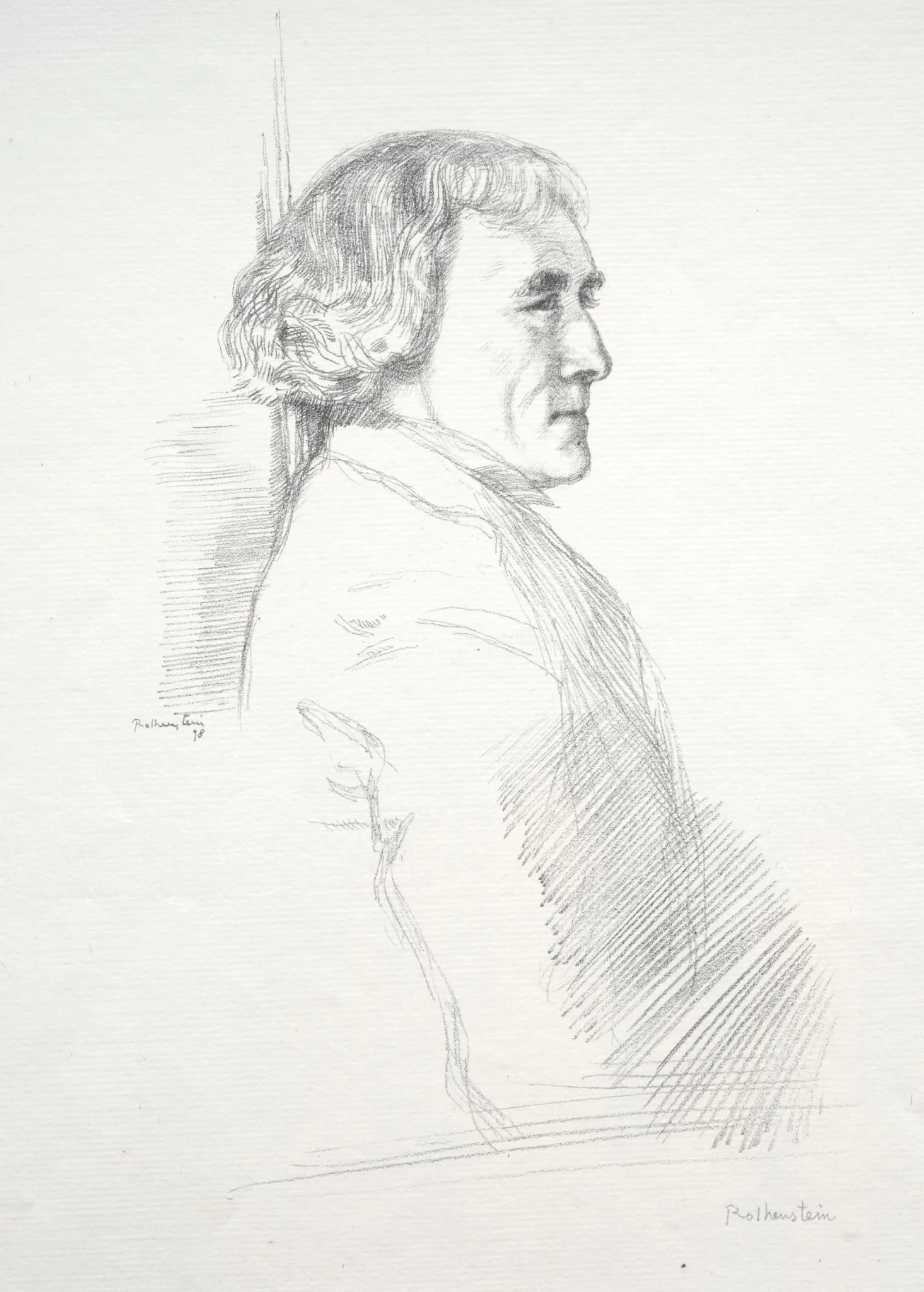 Sir Henry Irving, detail