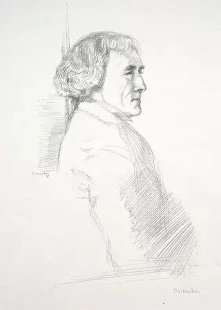 Sir Henry Irving, by William Rothenstein, 1898