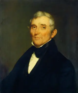 Aaron Baldwin, by Francis Alexander, oil, 1835
