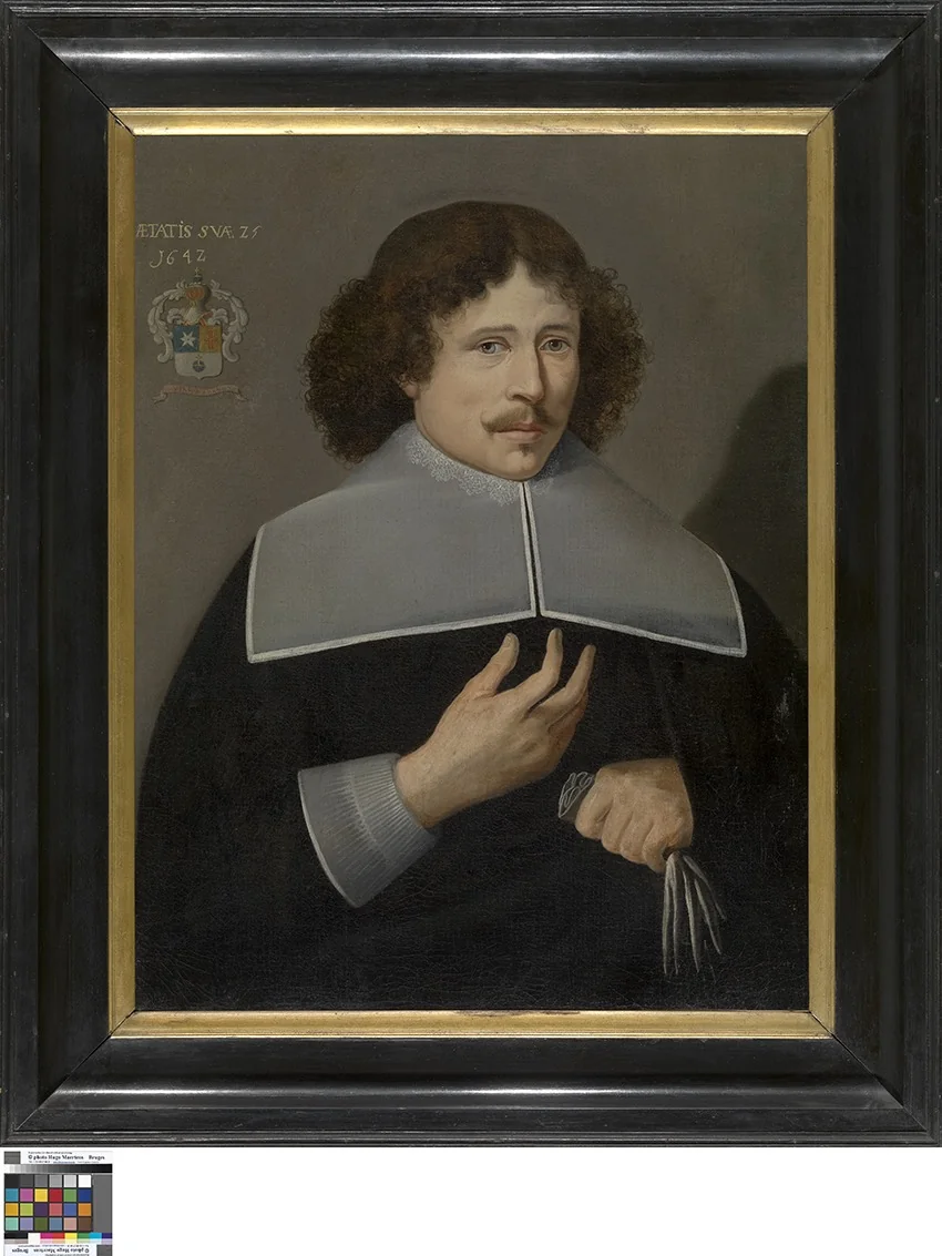 Portret van Emmanuel de Aranda, detail