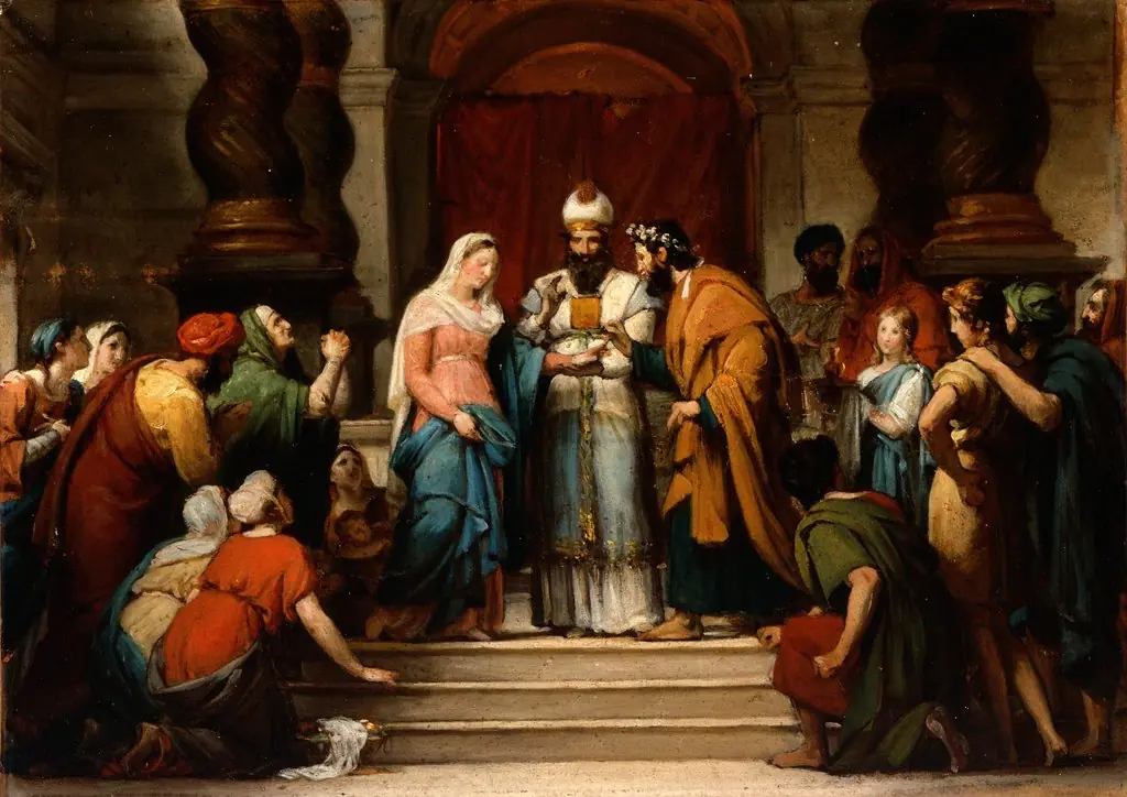 The Marriage of the Virgin, by Jérôme-Martin Langlois, oil, 1833