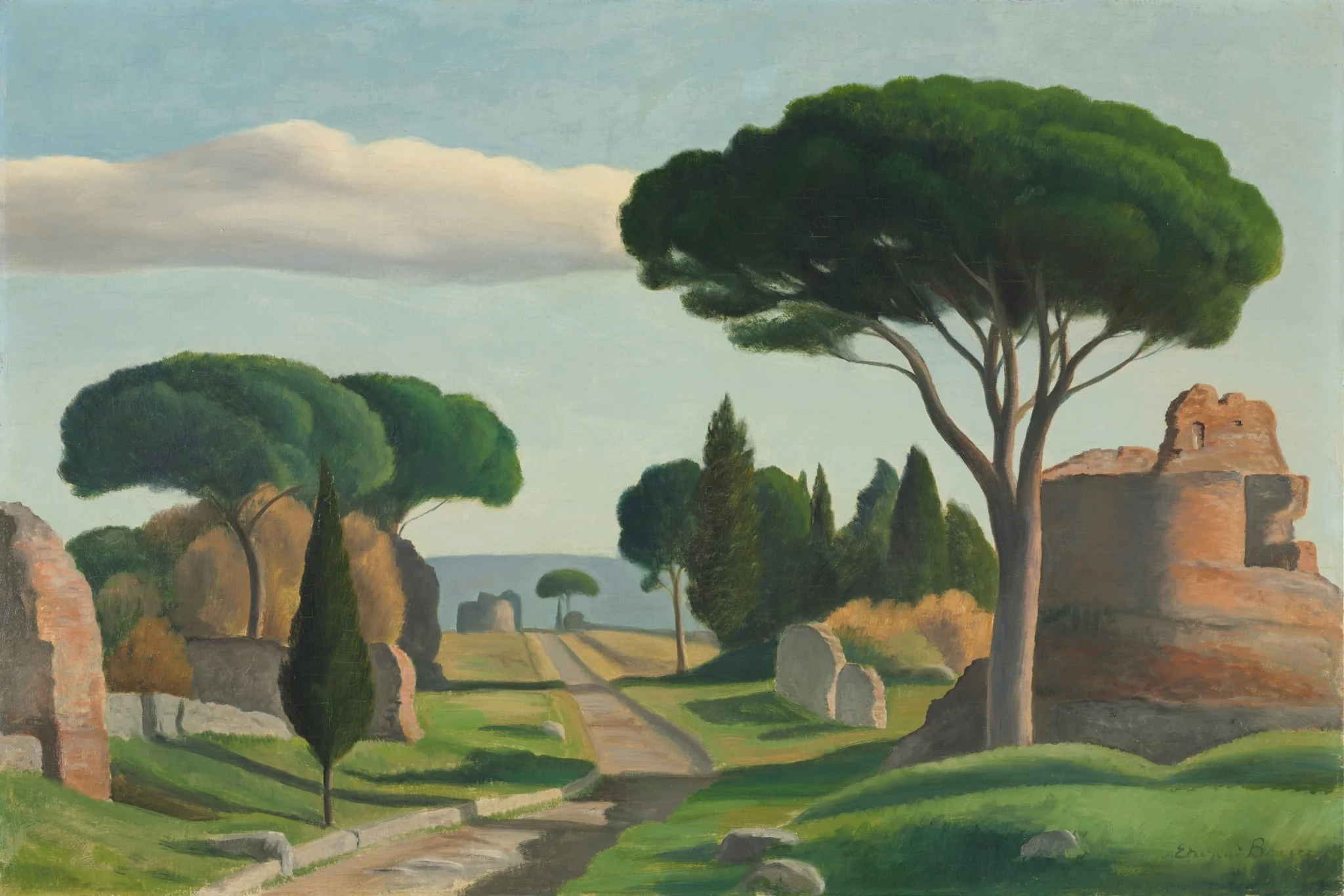 The Appian Way, detail