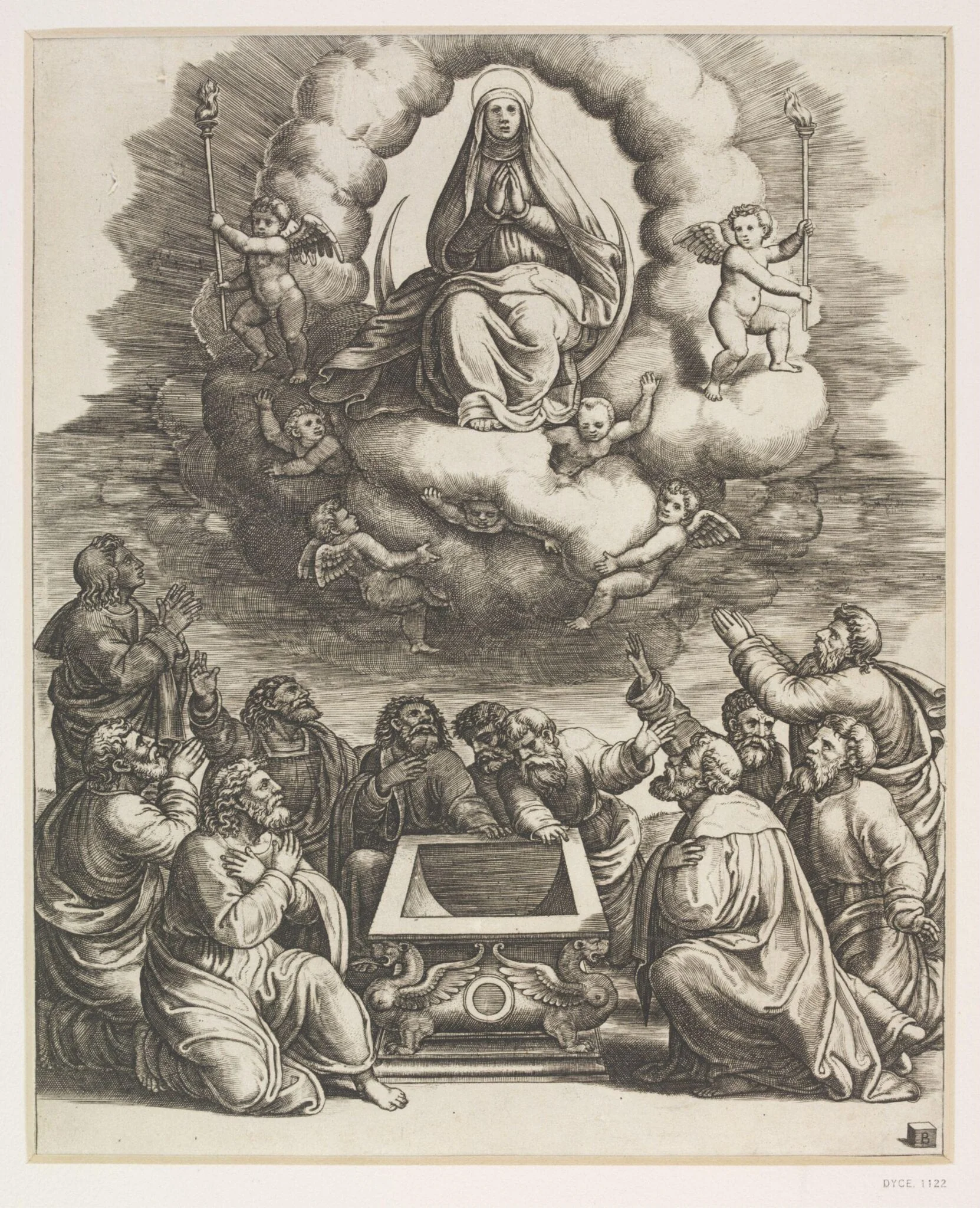 Assumption of the Virgin, detail
