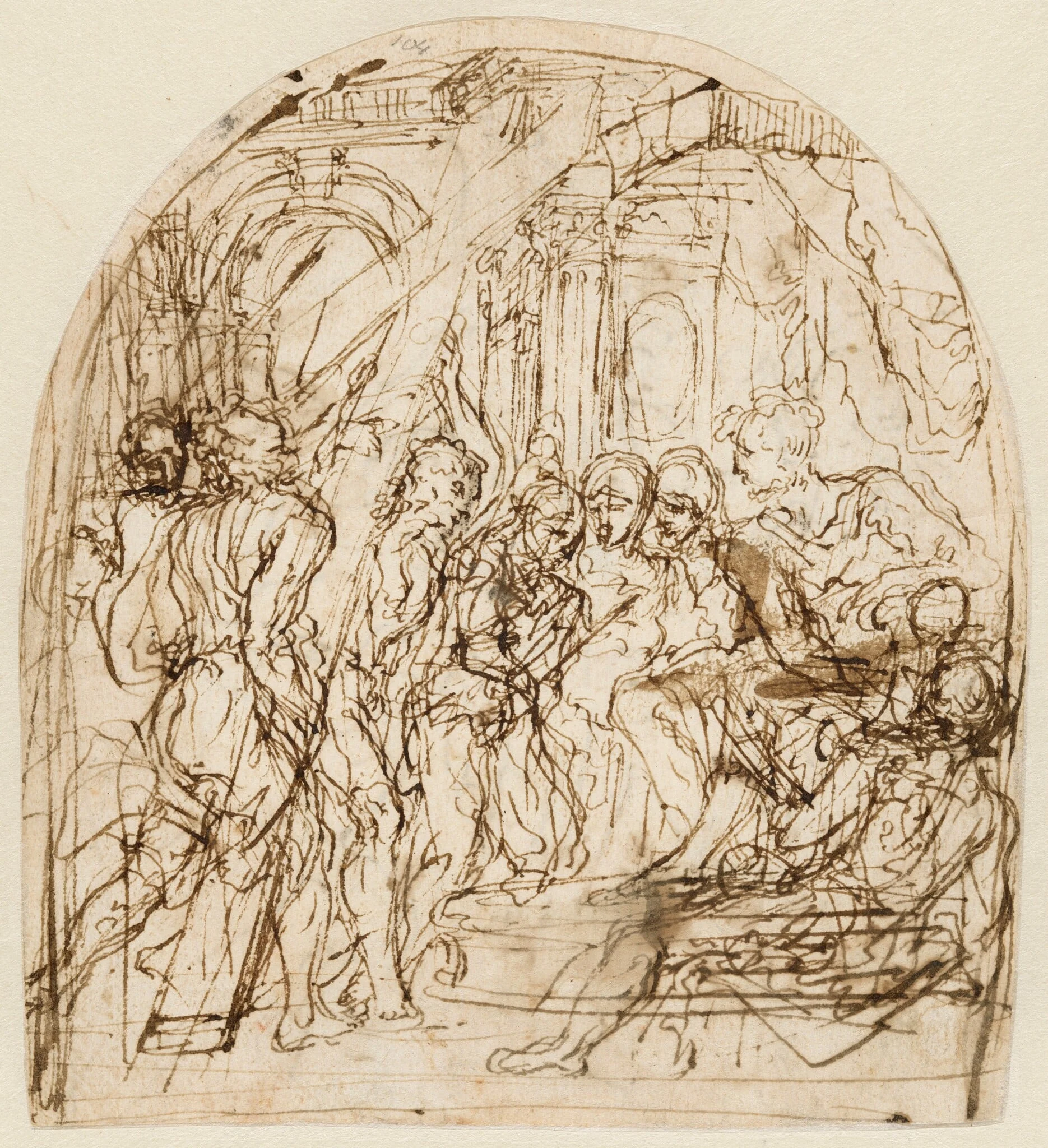 Christ Carrying the Cross, detail