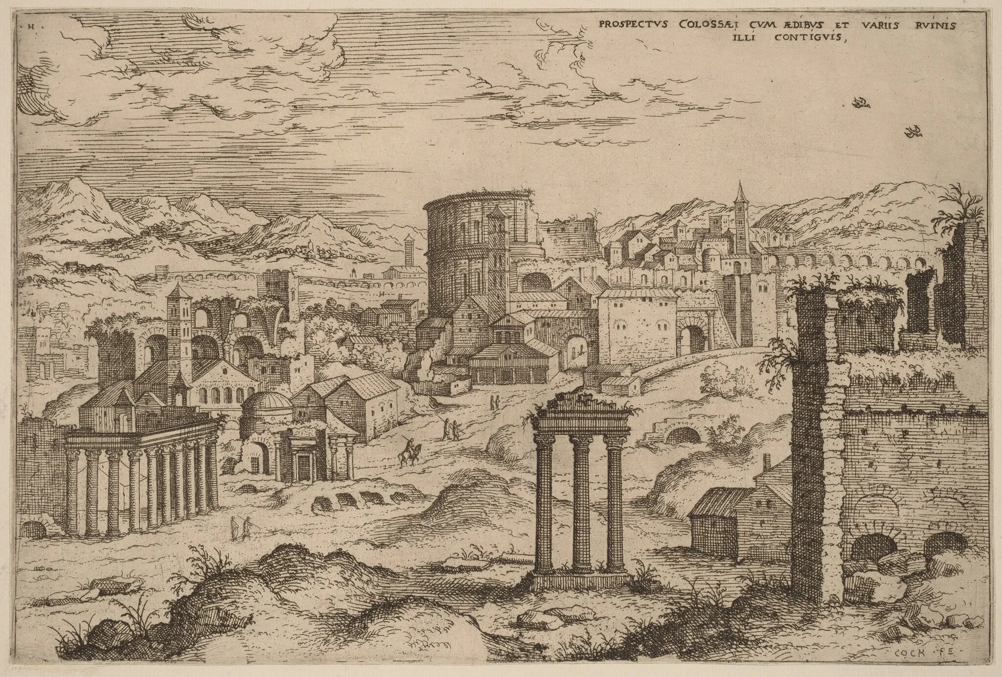 View of the Forum, detail