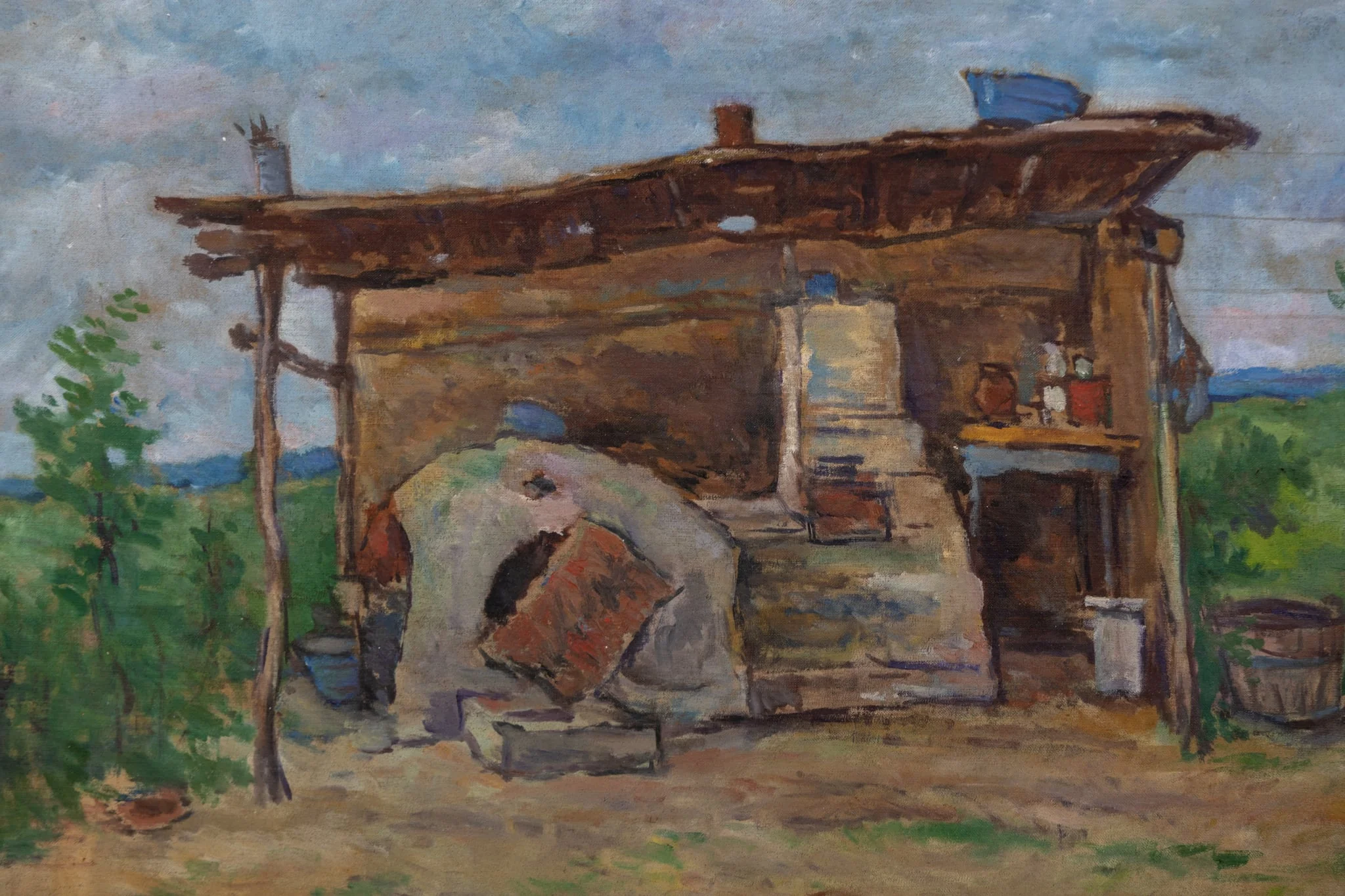 Vatră veche, detail
