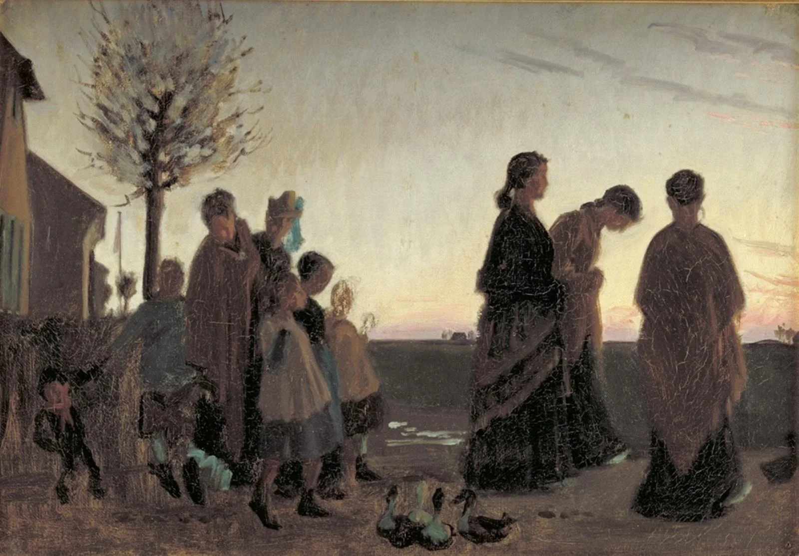 Konfirmations-søndag. Dragør, detail