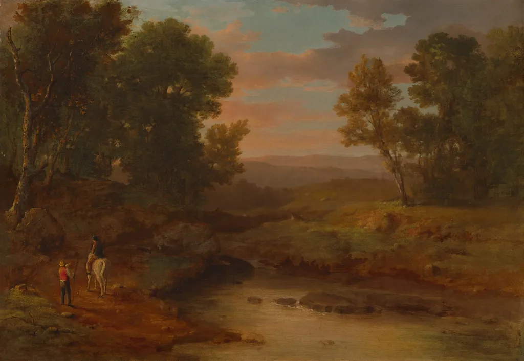 Landscape, by George Inness, oil, 1852