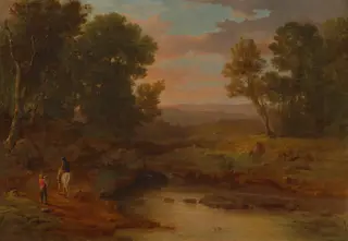 Landscape, by George Inness, oil, 1852