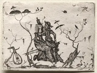 Pair of Lovers, by Valentin Sezenius, 1626