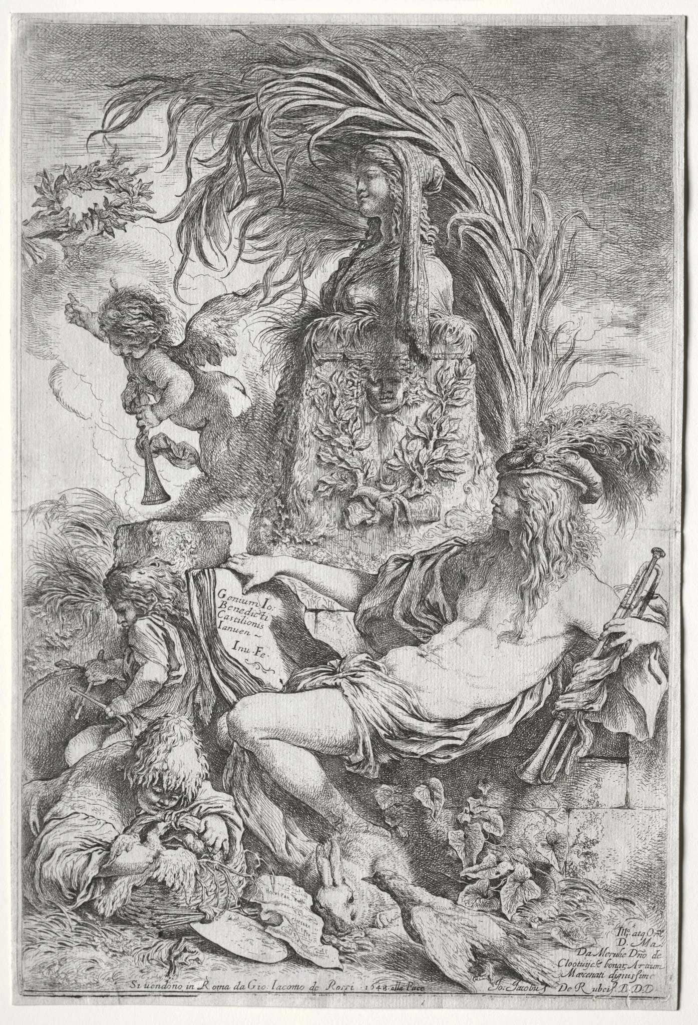 The Genius of Castiglione, detail