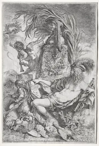 The Genius of Castiglione, by Giovanni Benedetto Castiglione, 1648