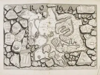Plan of Rome, by Giovanni Battista Piranesi, 1756