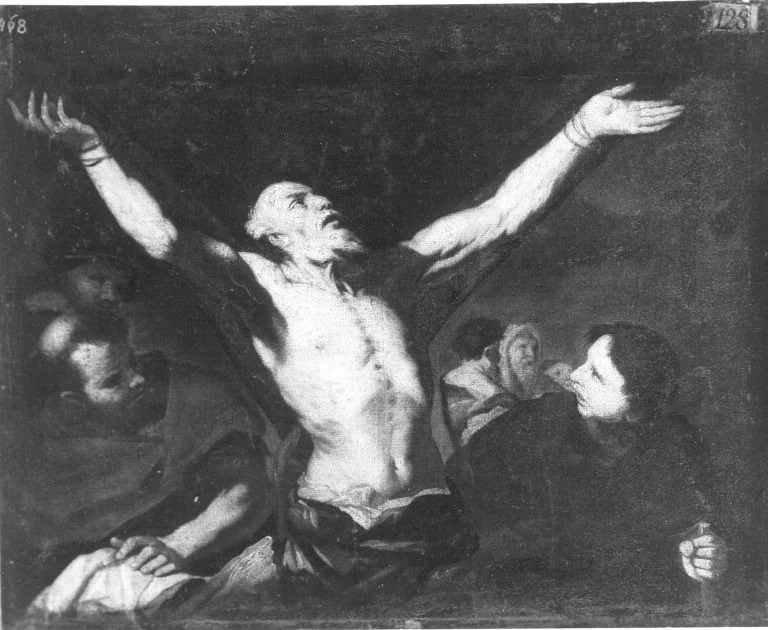 Der hl. Andreas, detail