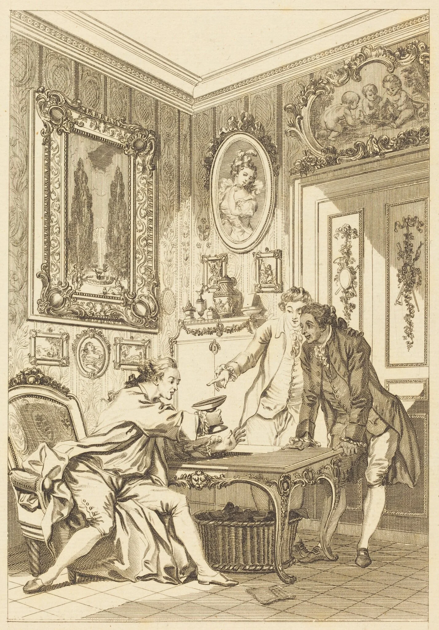 La coupe enchantee, detail