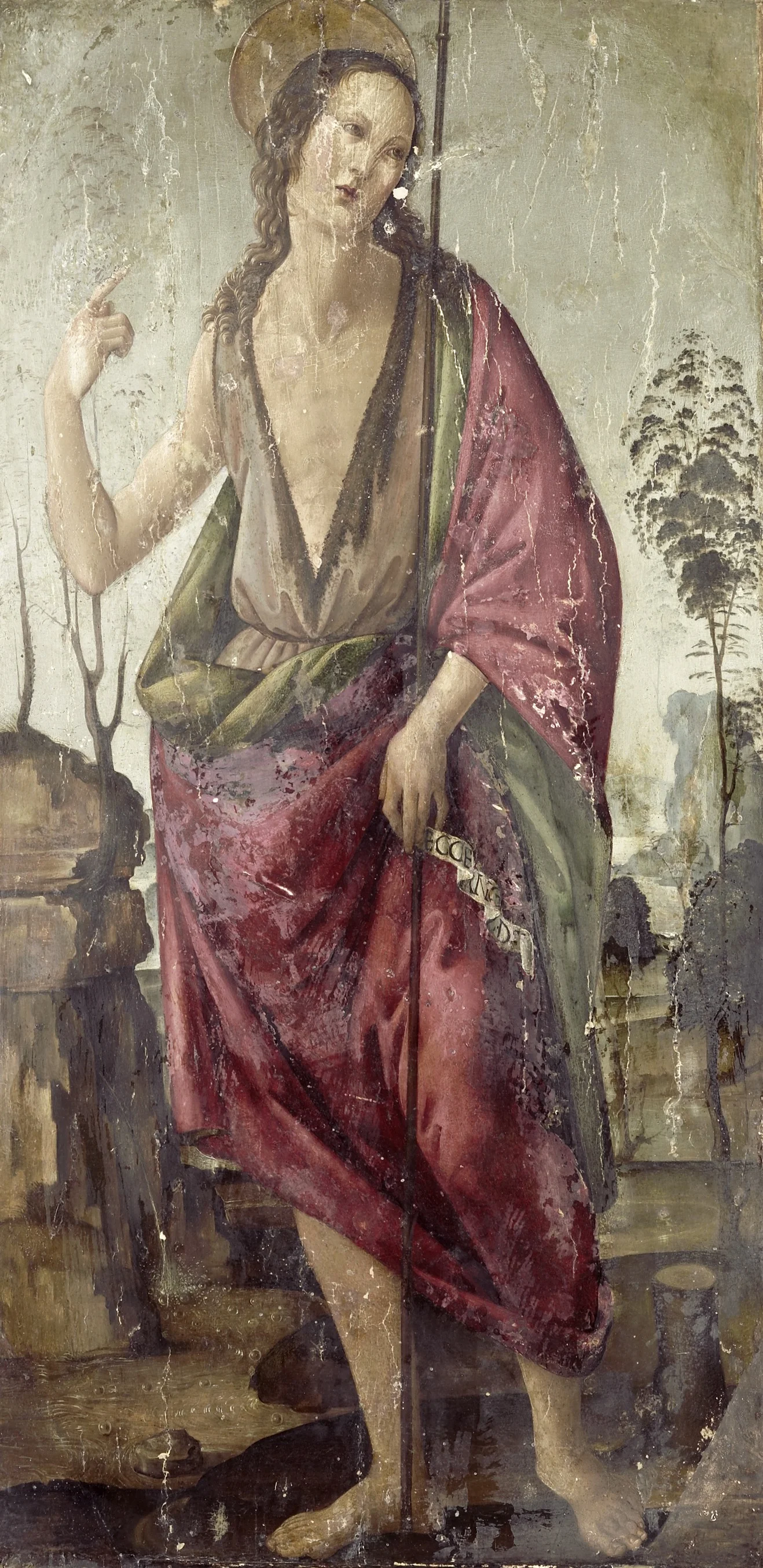John the Baptist, detail