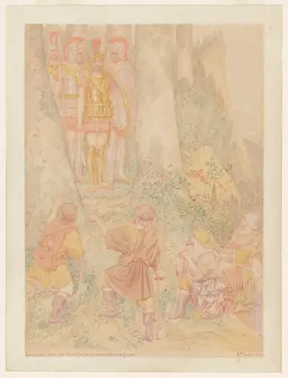 Leonidas with The Woodcutters, by Richard Dadd, watercolor, 1873