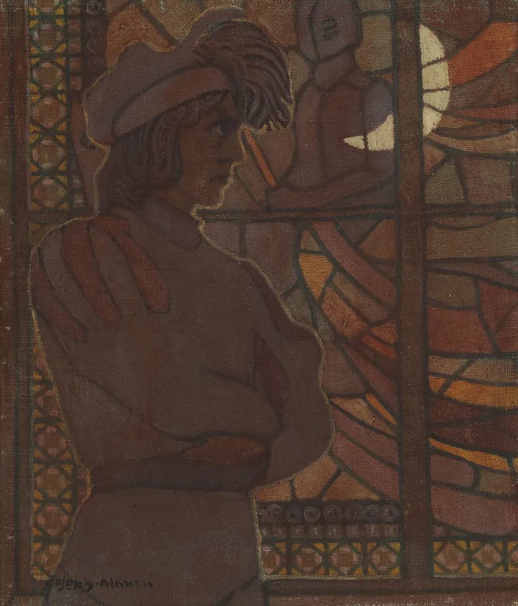 Daniel Hjort, by Joseph Alanen, oil, 1912