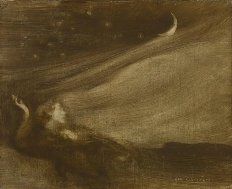 The Contemplator, detail