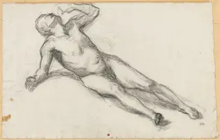 Study for The War, by Pierre Puvis de Chavannes, 1861
