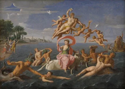 The Rape of Europe, detail
