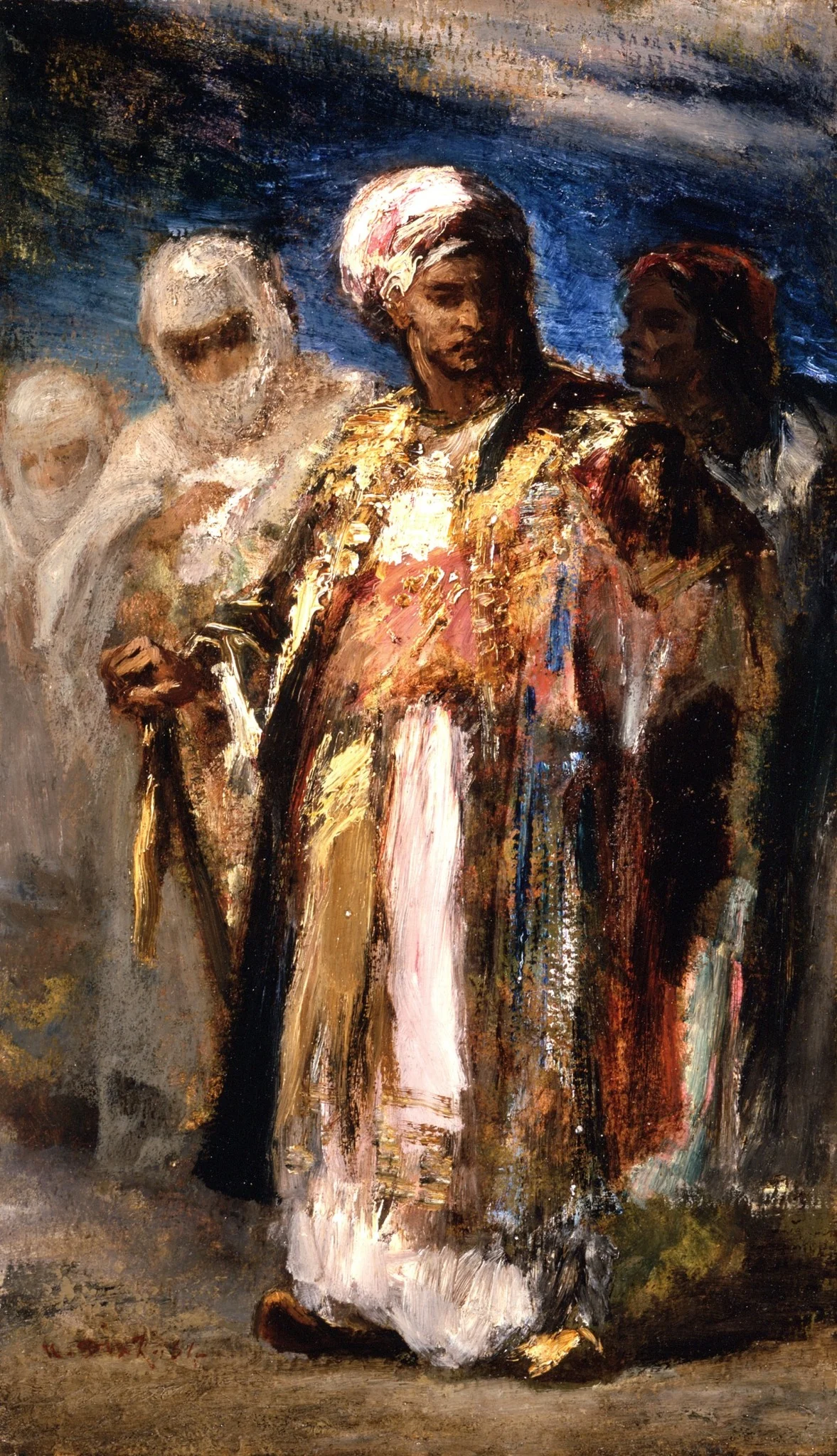 Men in Oriental Costumes, detail
