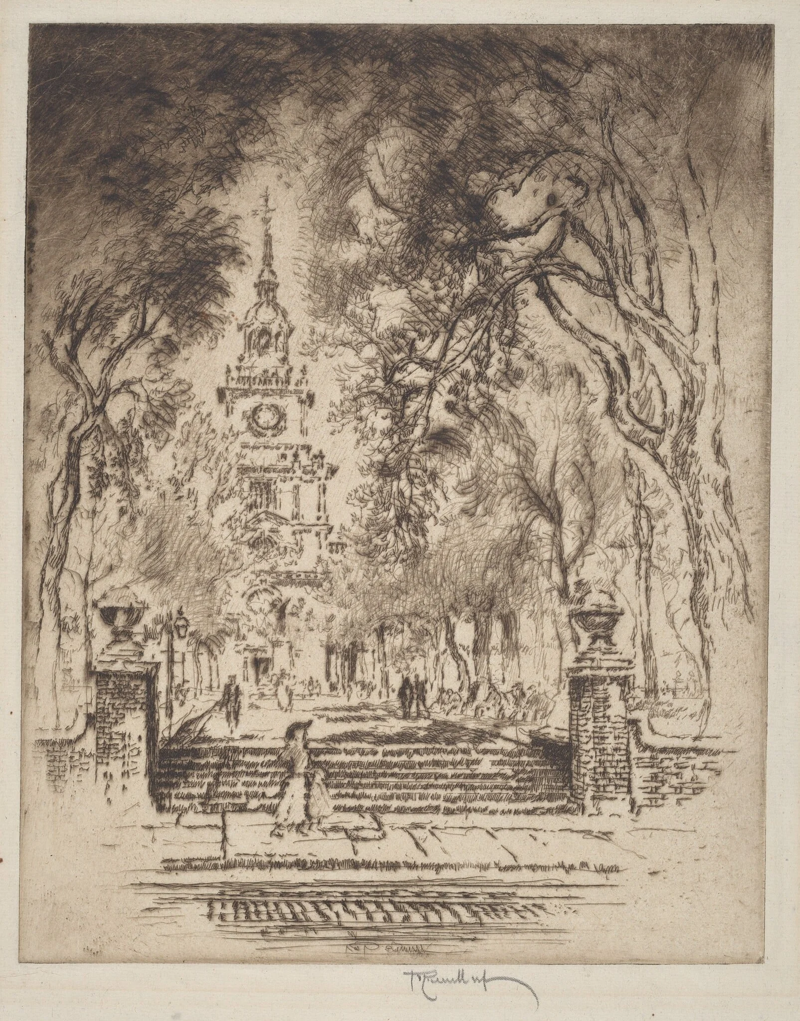 The Square, Independence Square, Philadelphia, detail