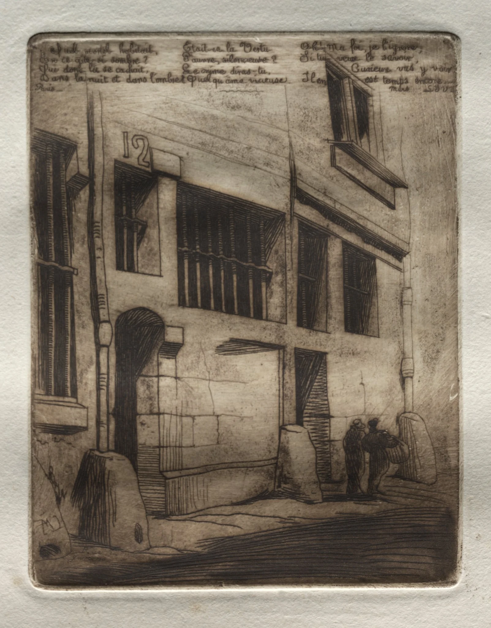 La Rue des Mauvais Garçons, detail