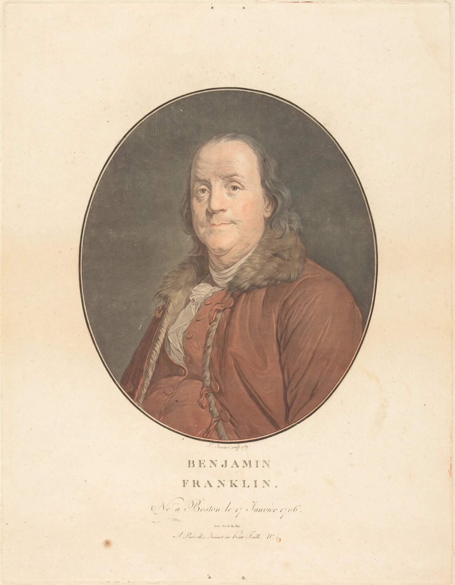 Benjamin Franklin, detail