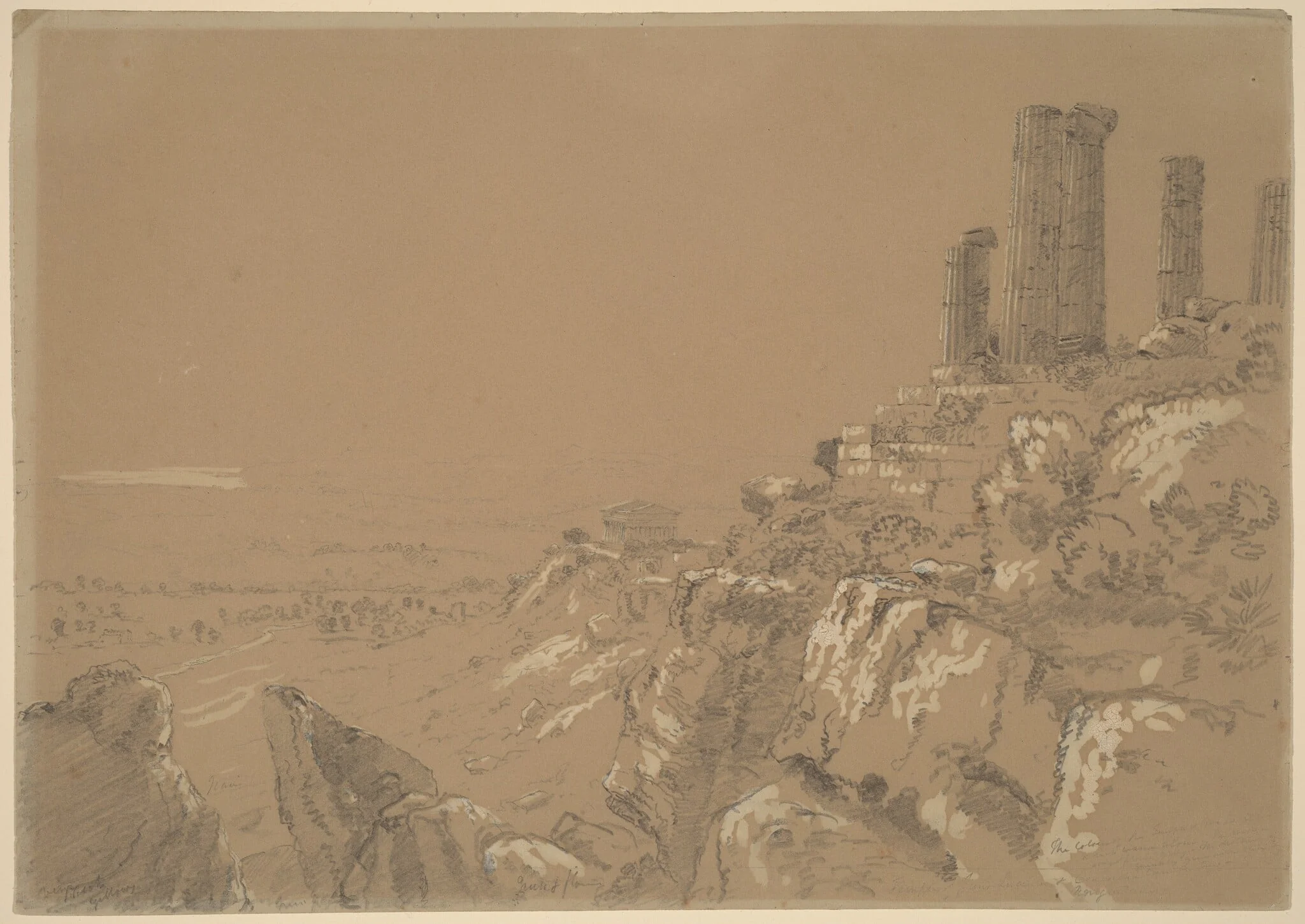 Temples of Juno, Lucina, and Concordia - Agrigentum, Sicily, detail