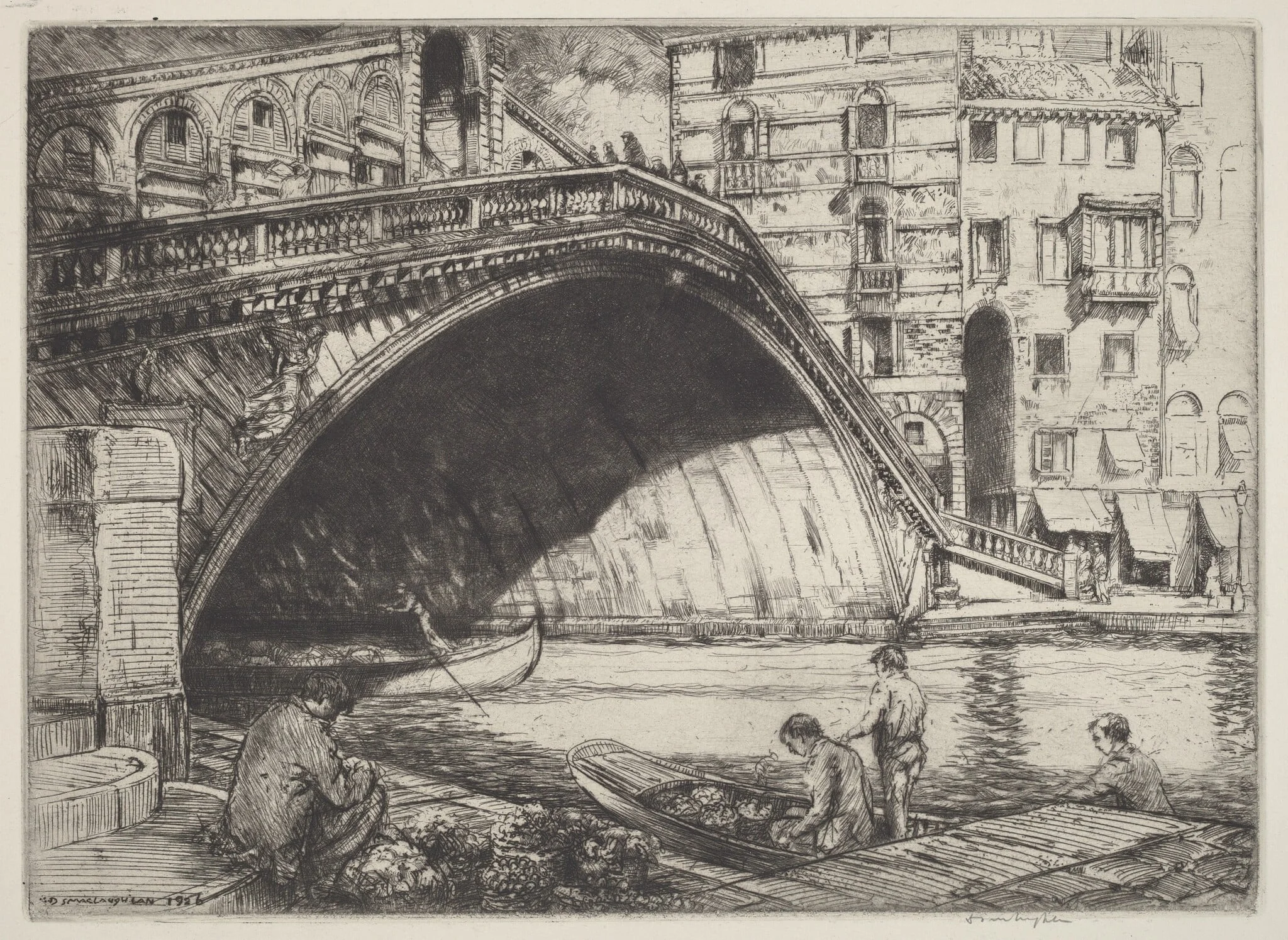 The Rialto, detail