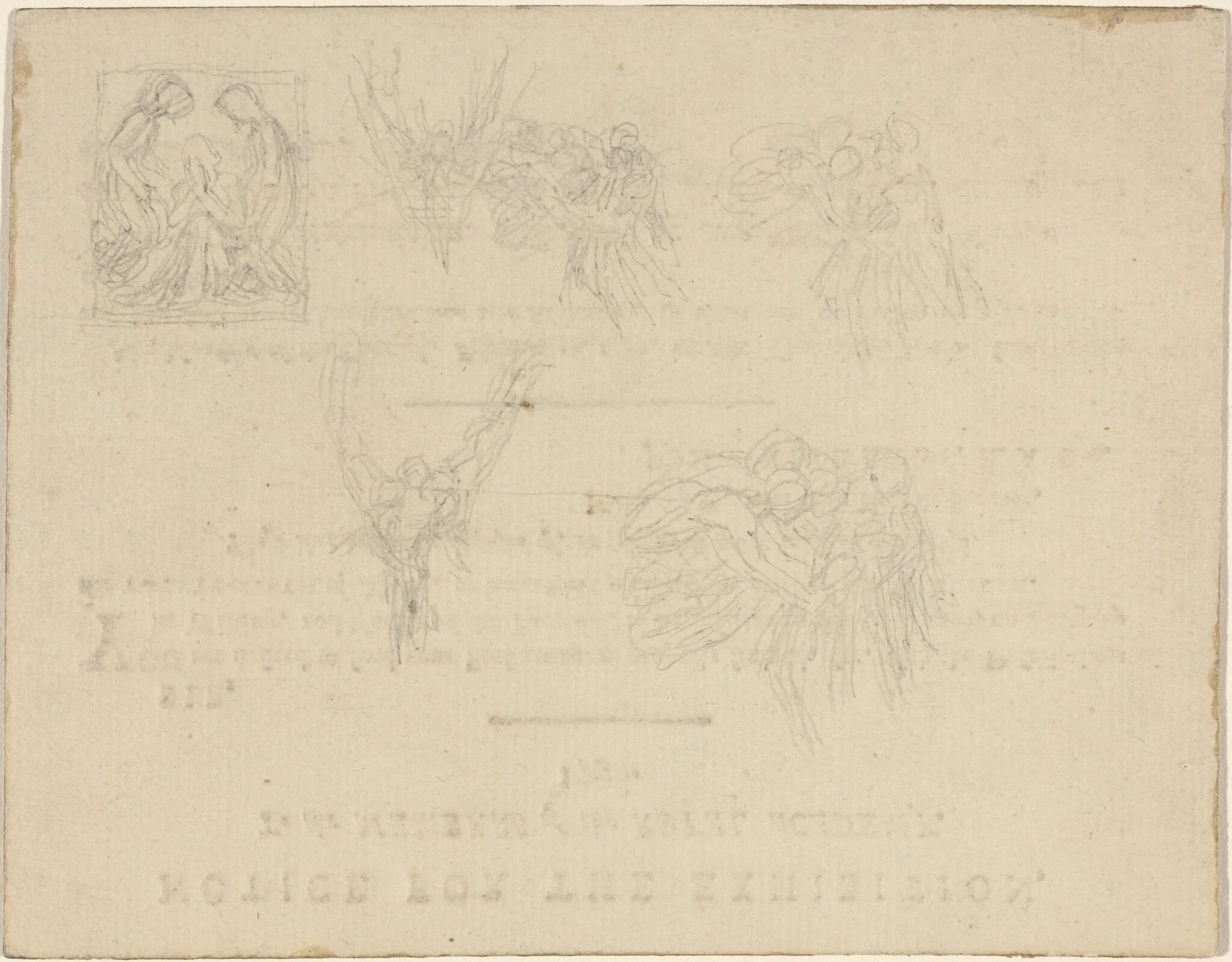 Sheet of Studies, detail