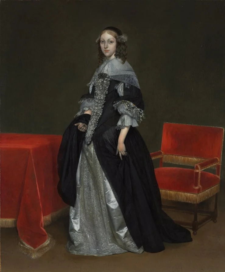 Portrait of a Woman, detail