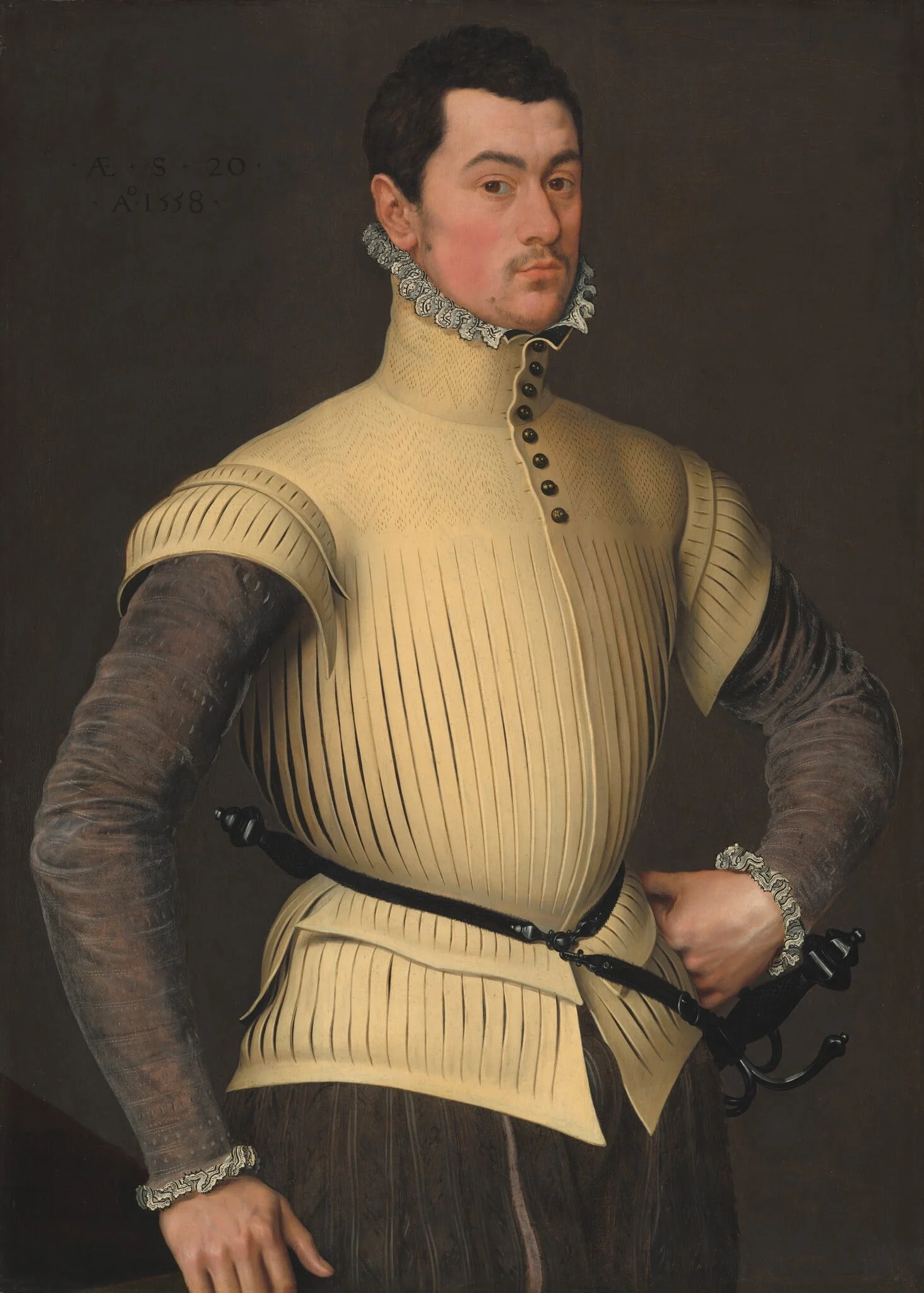 Portrait of a Young Man, detail