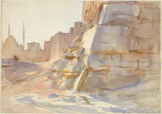 Cairo, by John Singer Sargent, graphite, 1891