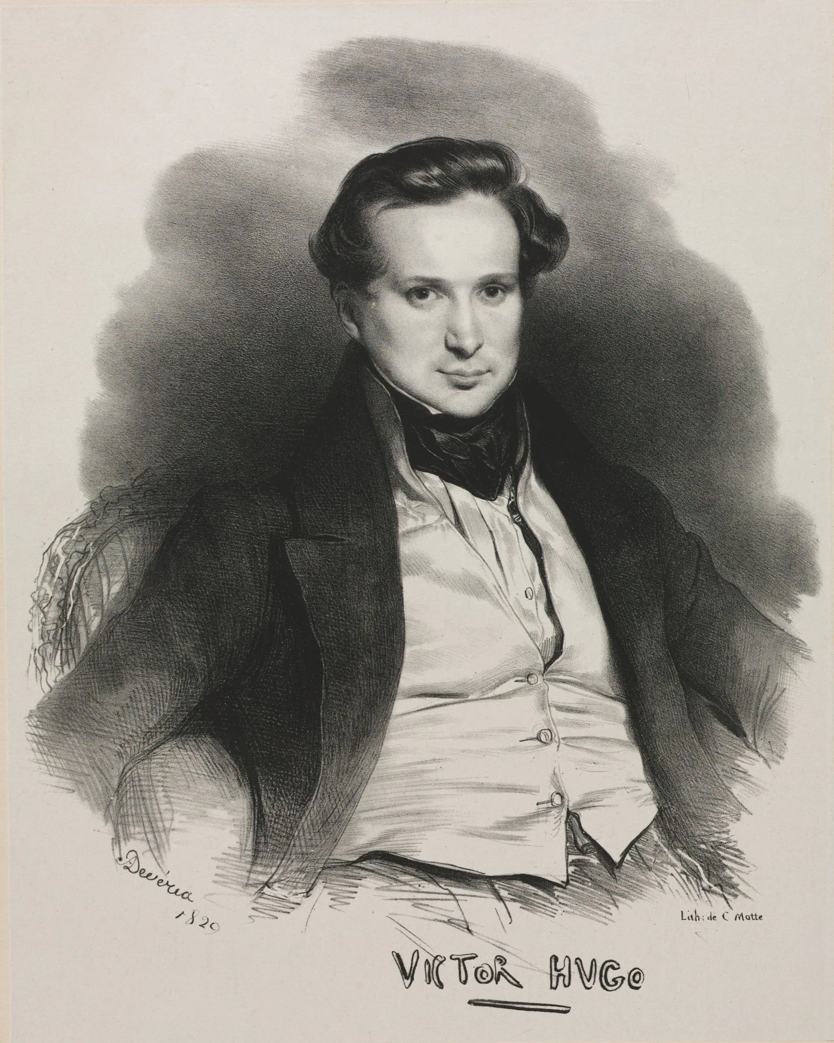 Victor Hugo, detail