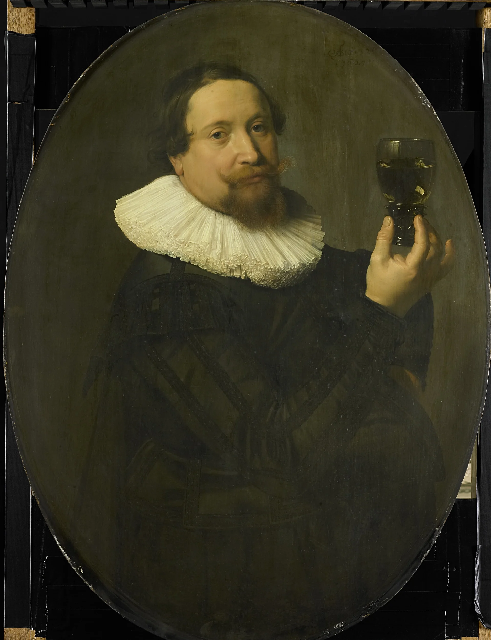 Portrait of Maerten Rey (1595/96-1632), detail