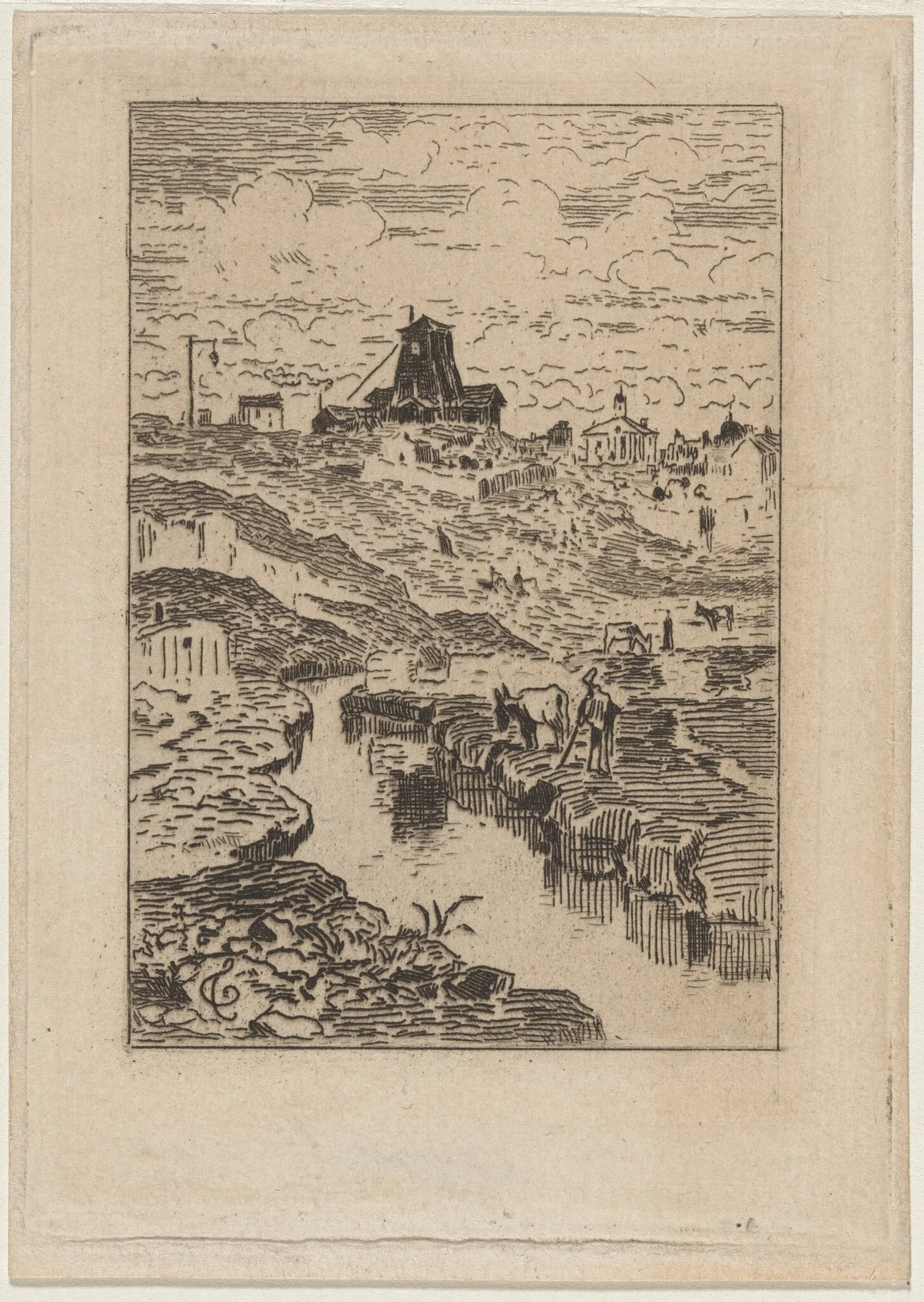 Le Puits de la Butte-aux-Cailles, detail