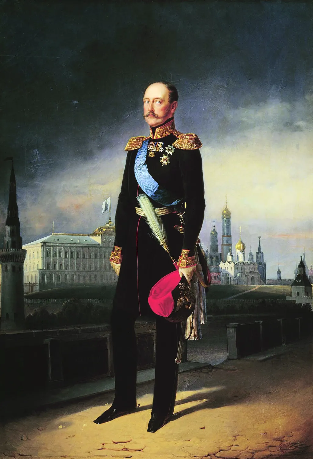 Portrait of Emperor Nicholas I, by Georg von Bothmann, oil, 1856