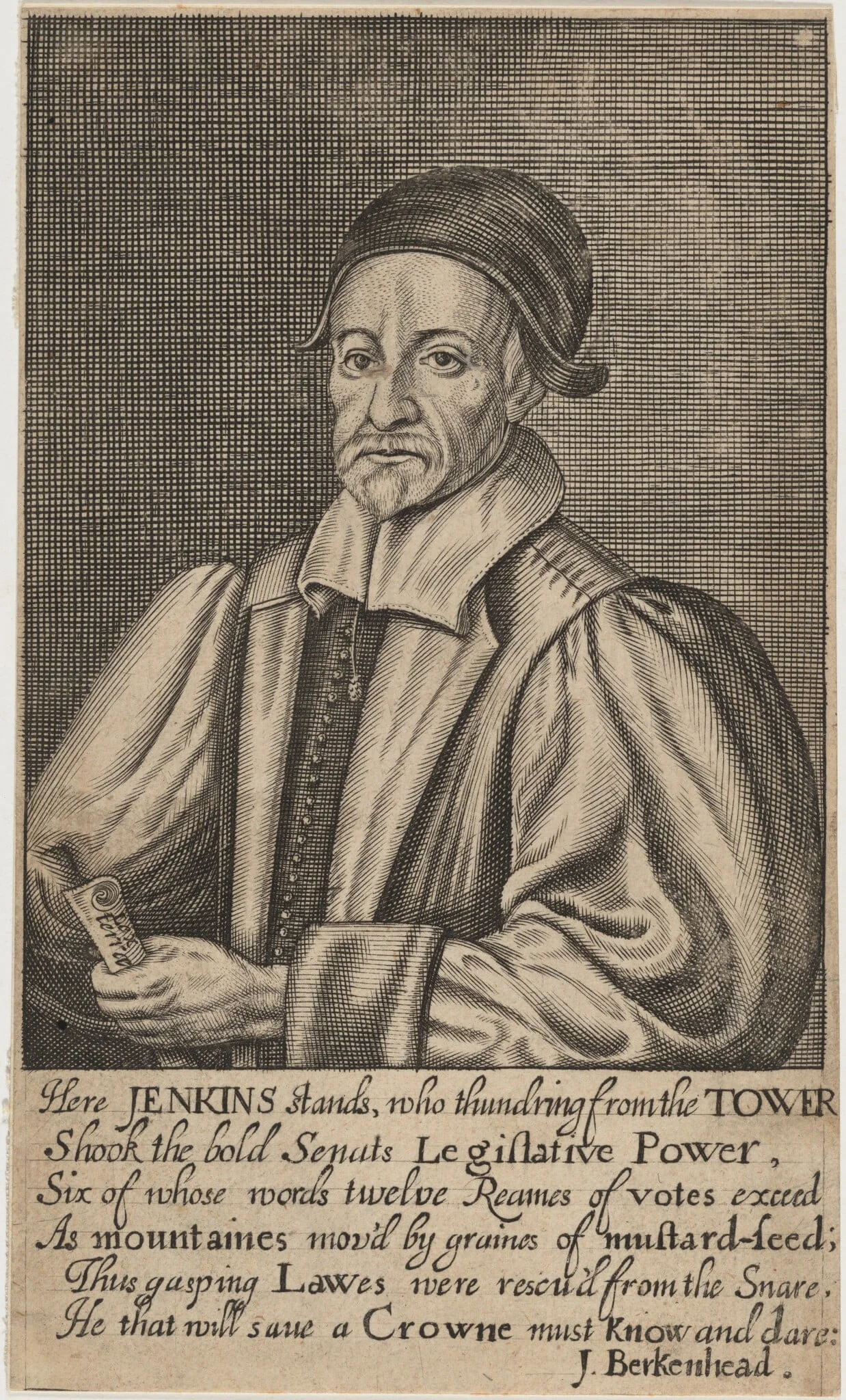 David Jenkins, Welsh Magistrate and Royalist, detail