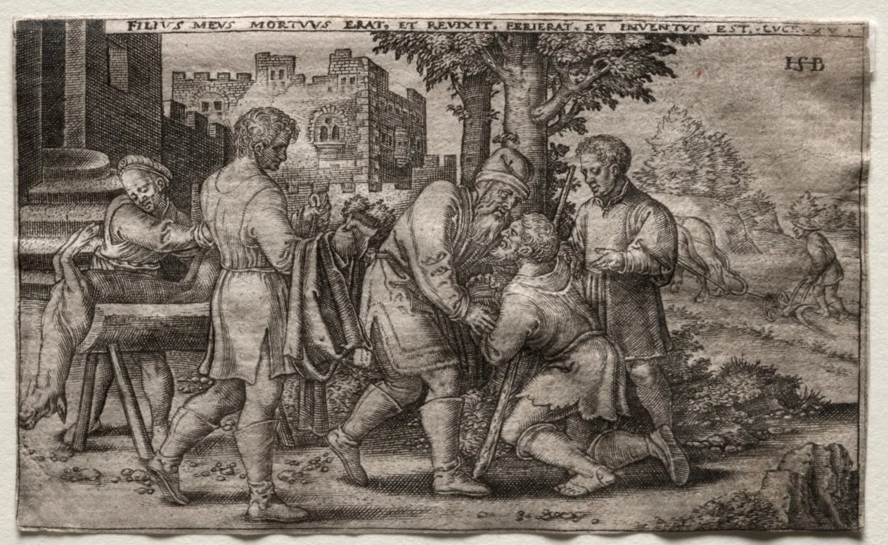 The Return of the Prodigal Son, detail
