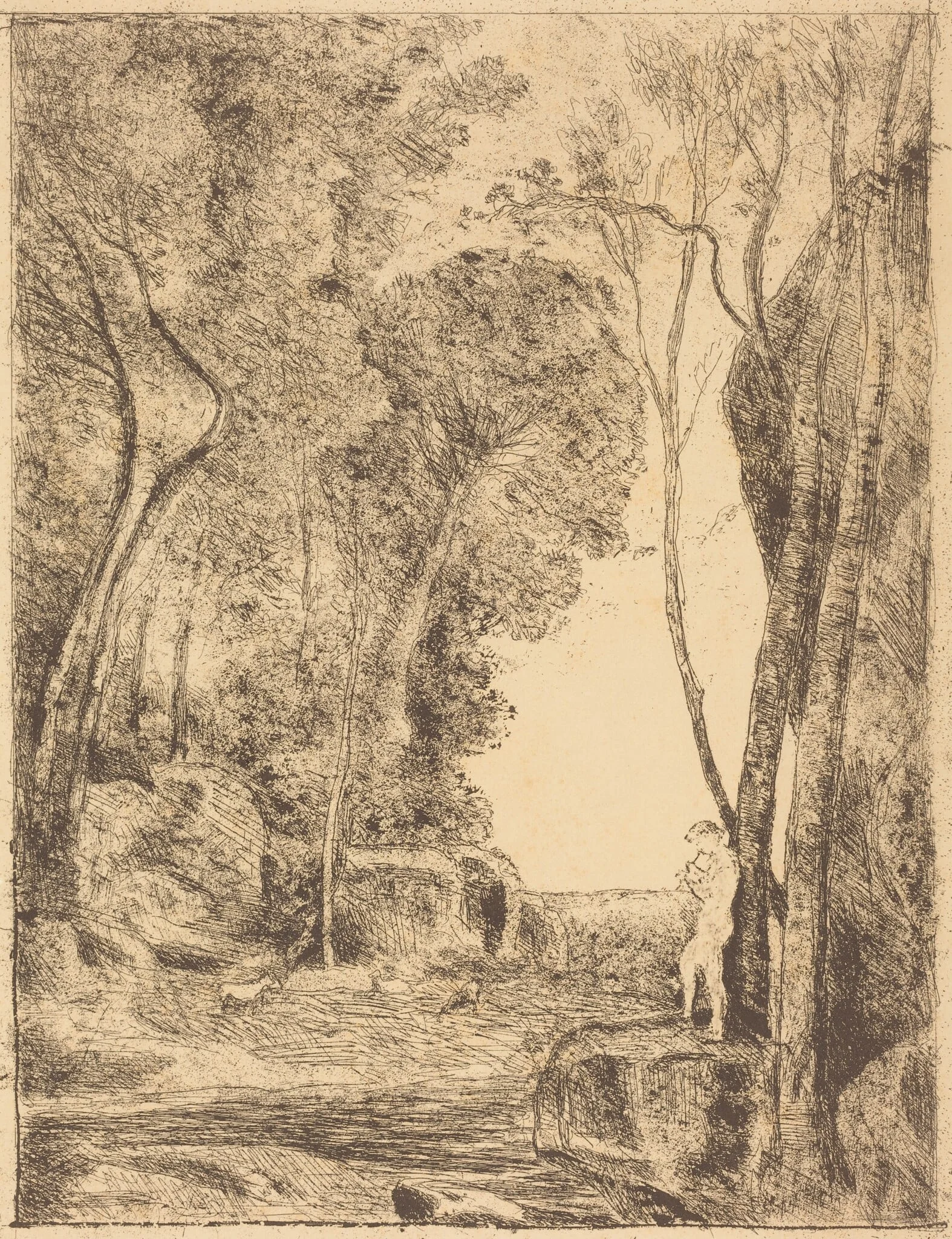 Little Shepherd, 1st Plate (Le Petit Berger), detail
