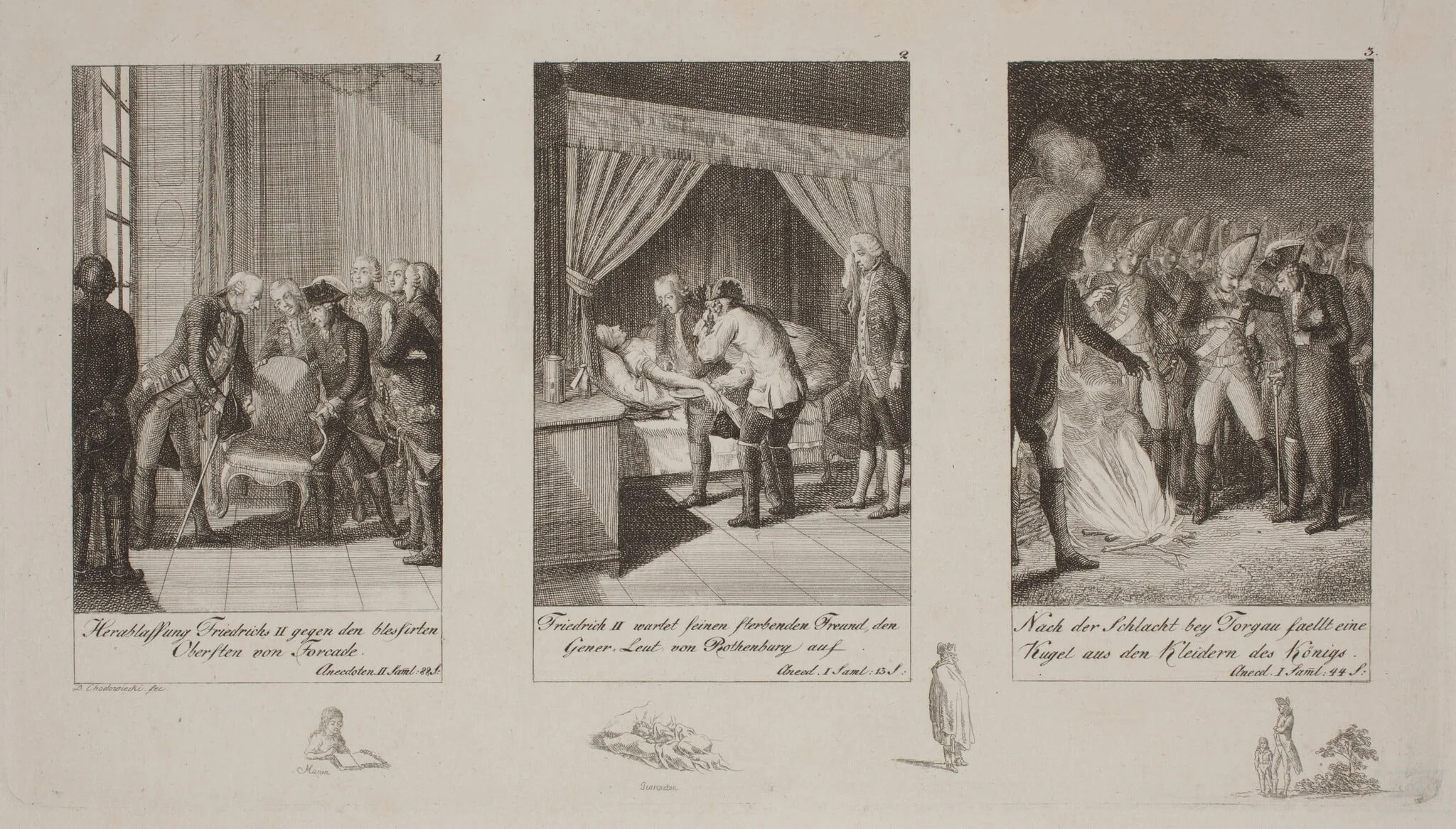 Anecdotes of King Frederik II, detail