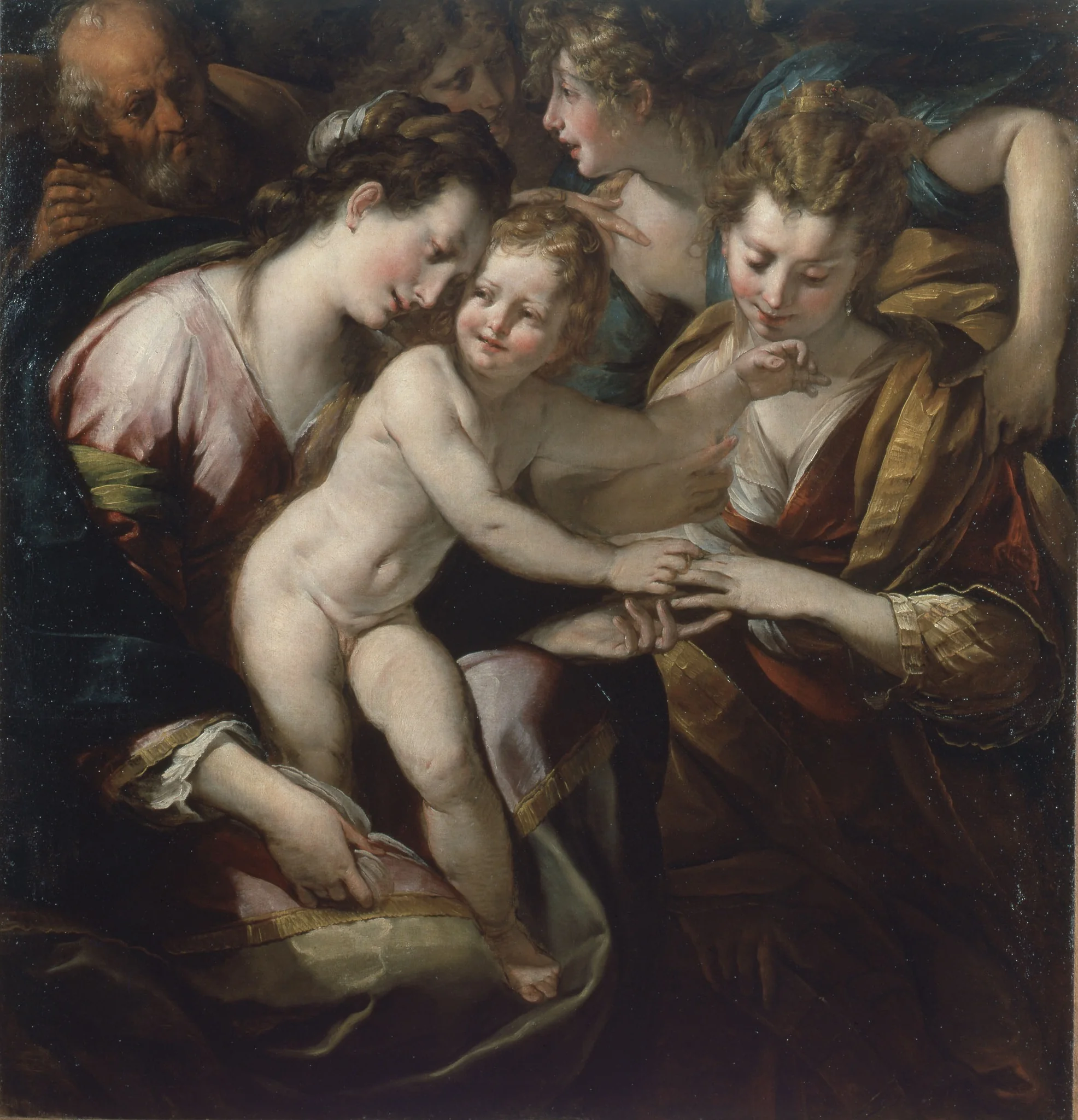 Mystic Marriage of Saint Catherine, detail