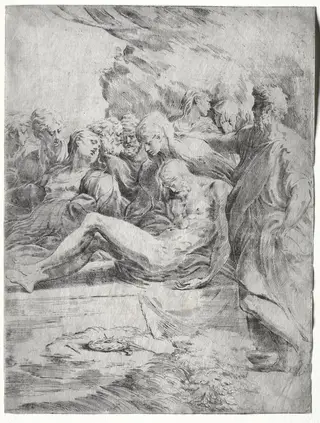 The Entombment, by Parmigianino, 1530