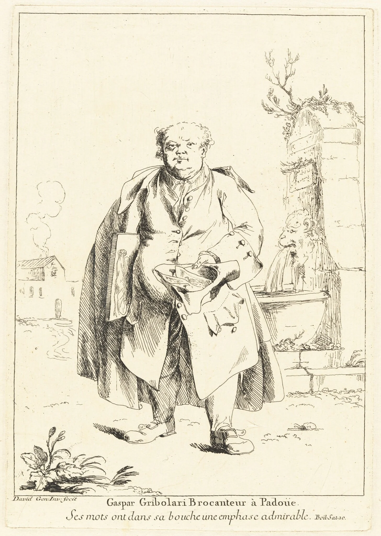 Gaspar Gribolari Brocanteur à Padoüe (Gaspar Gribolari, Secondhand Dealer in Padua), detail