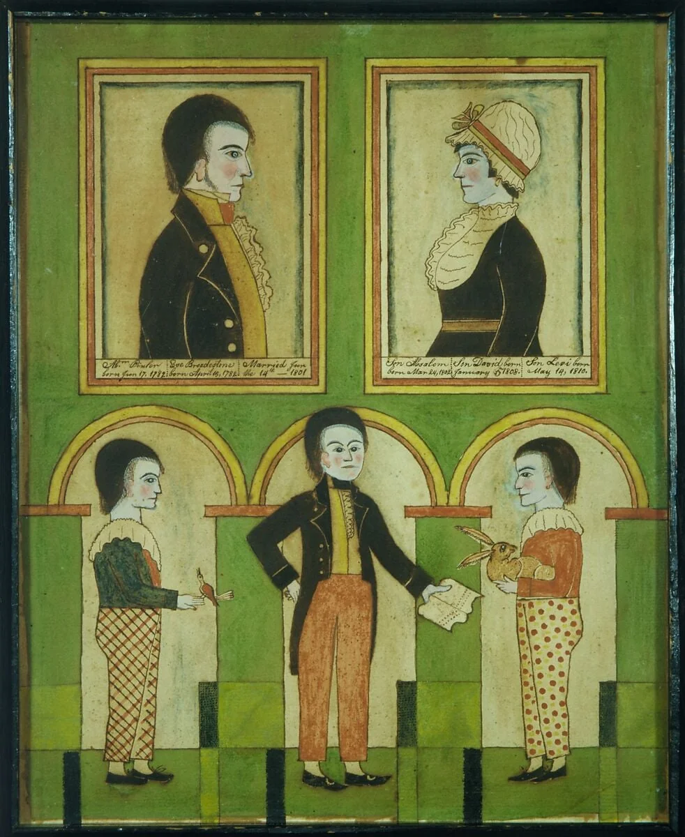 The Abraham Pixler Family, detail