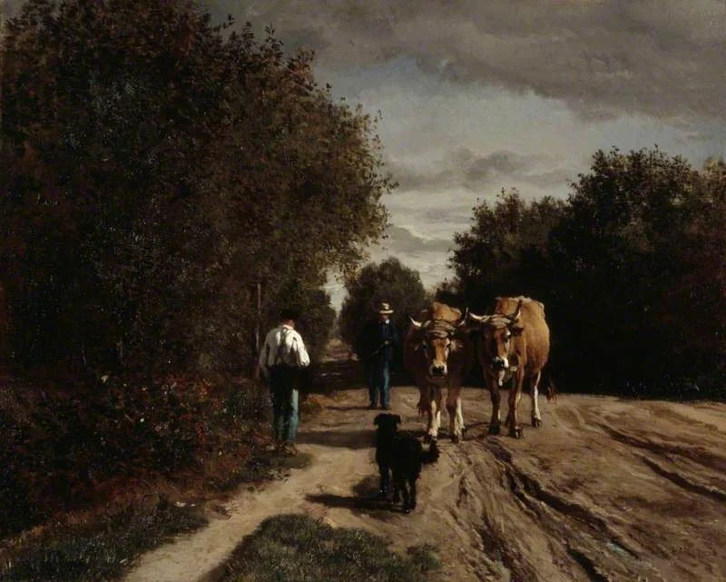 Return from Work, detail