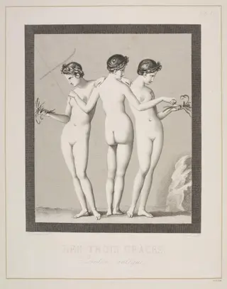 The Three Graces, by Alexis François Girard, 1850