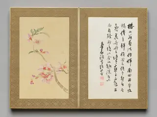 Preface from Flowers and Grasses, by Tsubaki Chinzan, unspecified, 1841